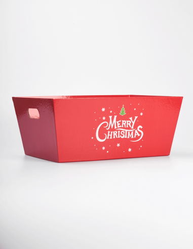 Plateau en Papier Merry Christmas