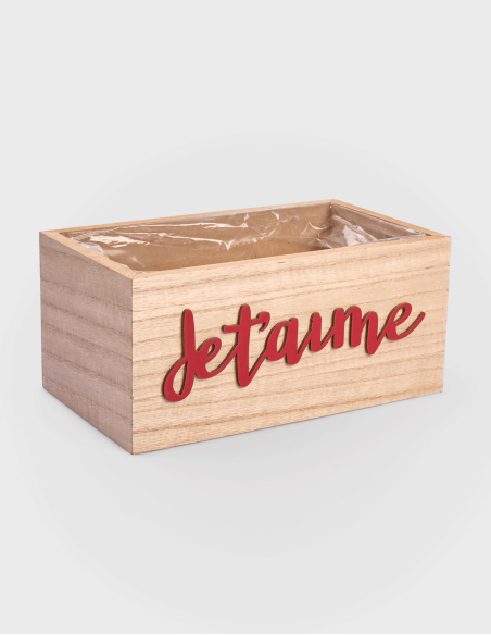 Boîte en Bois Je T'aime