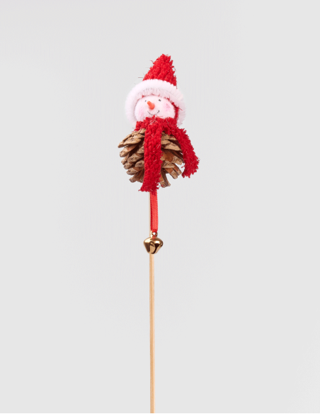 Pique Pomme de Pin Snowman