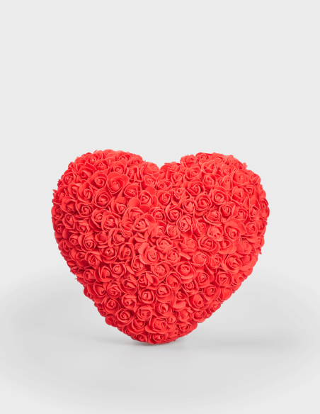Coeur de Roses Mousse 35 Cm
