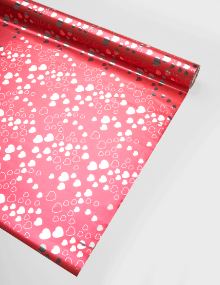 Cellophane Métallique Coeur F