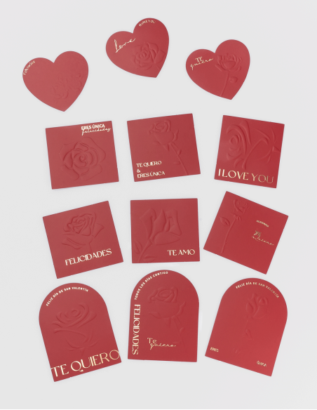 Cartes Rouges Saint Valentin (72 Unités)