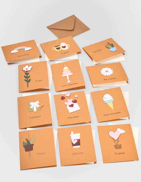 cartes kraft