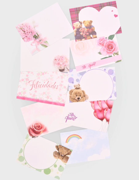 Cartes assorties simples 5, de forme rectangulaire.