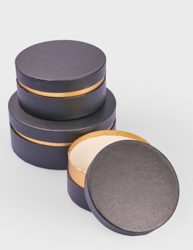 Boîte Ronde Set 3 Unités