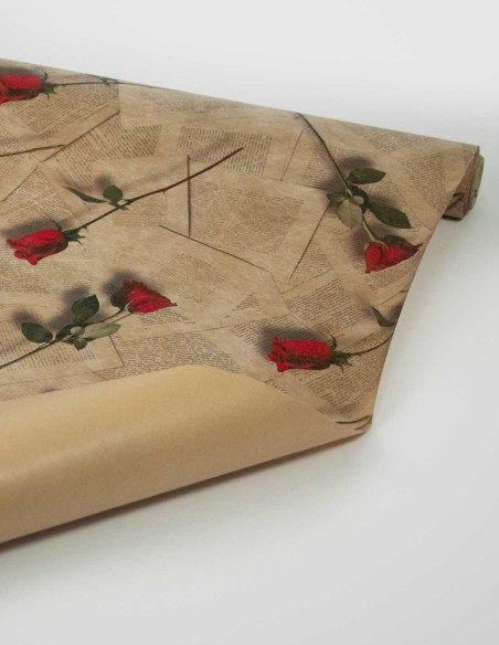 Rouleau de Papier non Tissé De-cofibre Romantique
