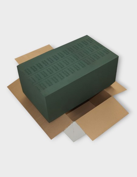Caja de esponja en bloque