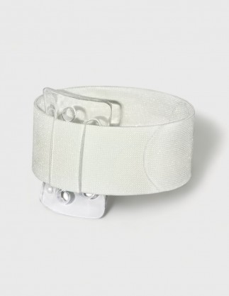 Bracelet ajustable blanc (2 pièces)