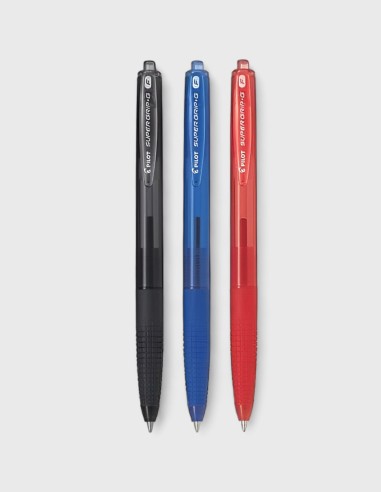Stylo rétractable avec teinte à base d'huile.