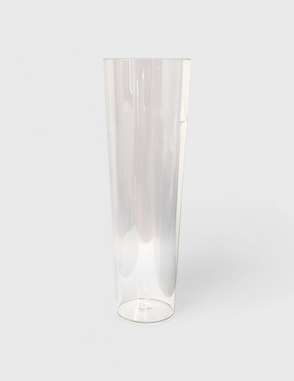 Vase Transparent en Plastique TECARFLOR