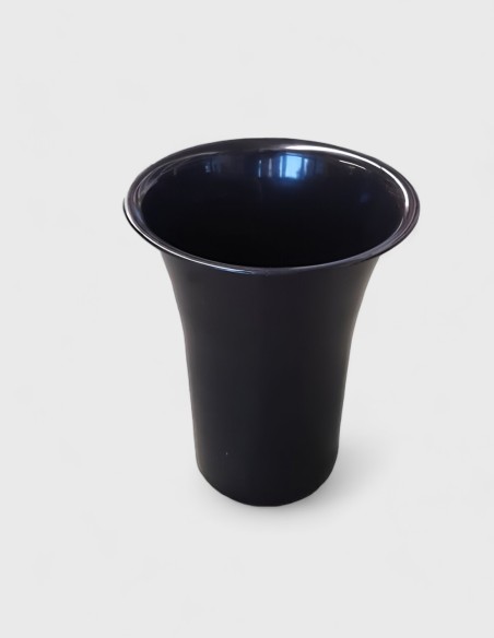 Vase en plastique Noir