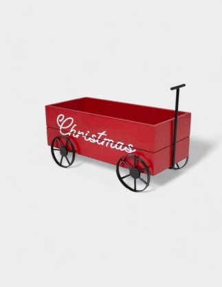 Chariot en Bois Christmas