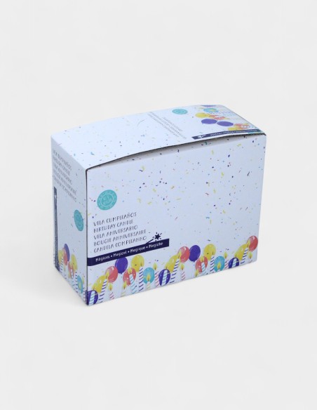 Bougies d'anniversaire assorties