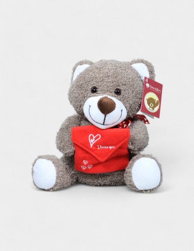 Peluche avec Enveloppe Rouge