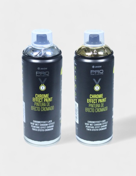 Peinture en aérosol effet chrome MONTANA