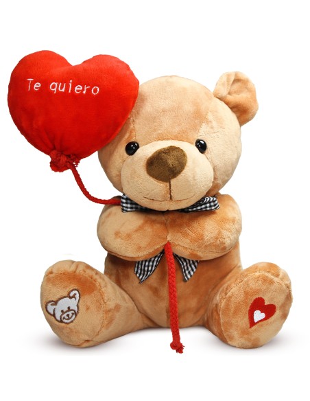 Peluche avec ballon rouge " Te Quiero"
