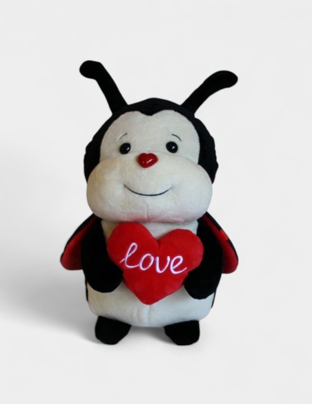 Peluche Coccinelle Love