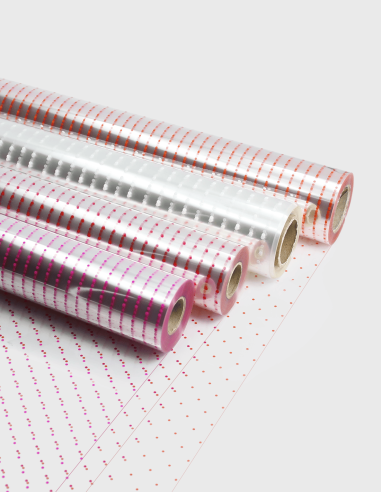 Cellophane Transparent Modèle à Point