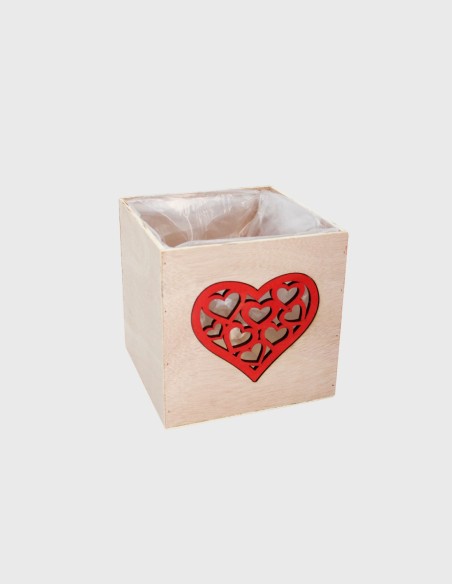 Boîte Romantique en Bois (2 pièces)
