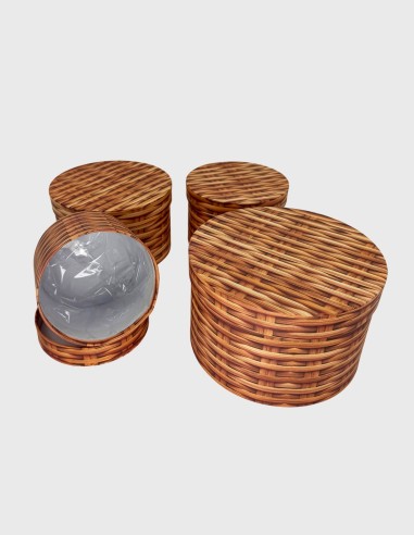 Boîtes Décoratives Effet Osier