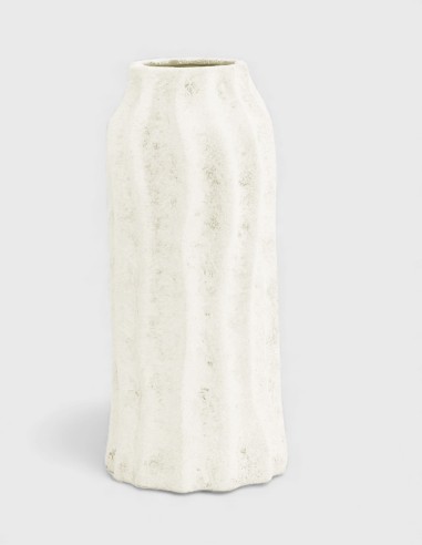 Vase en céramique réf. M25110-1CR Crème