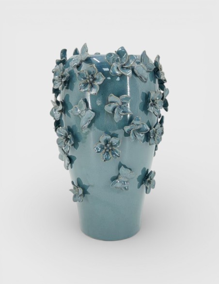 Vase en céramique réf. 250055AZ Bleu