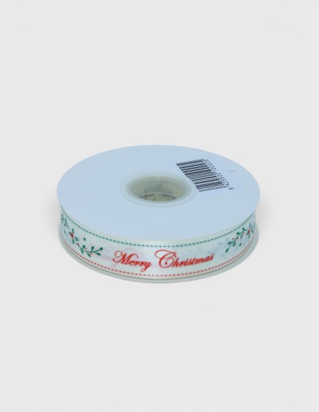 Ruban de satin Merry Christmas