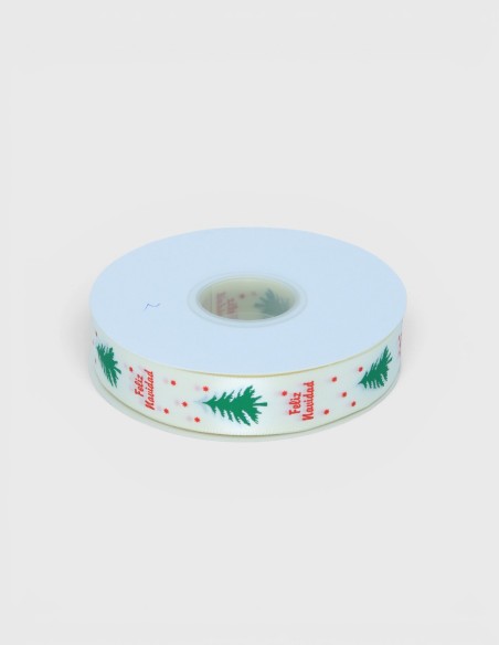 Ruban de satin « Feliz Navidad  »