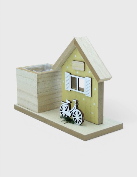 Maison Welcome en Bois Jaune