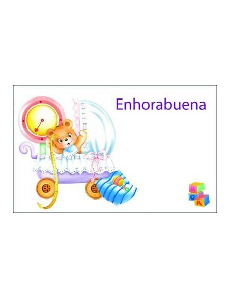 CARTES BRILLANTES BÉBÉ, (MOD. BEBE)